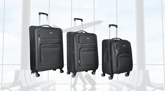 Stylish, Durable, Strong luggage Suitcase with 360-degree Spinner Wheels Image with no retail markups