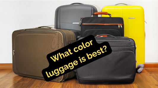 What color luggage is best. Black and different color luggage