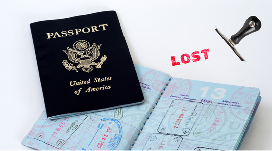 The image of a lost or stolen passport and how to replace a lost or stolen passport