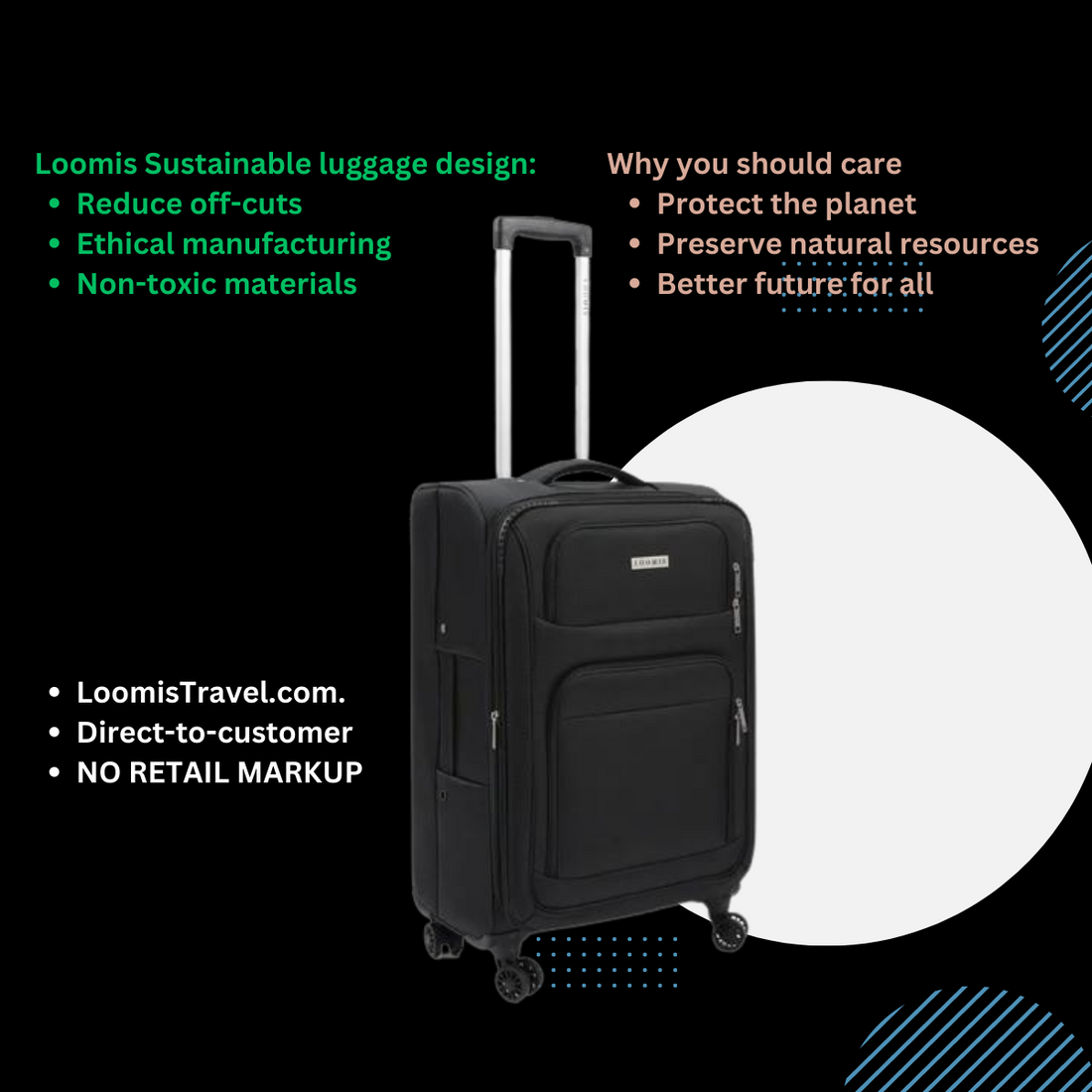 Why Sustainable Luggage Matters: A Message from Loomis Travel