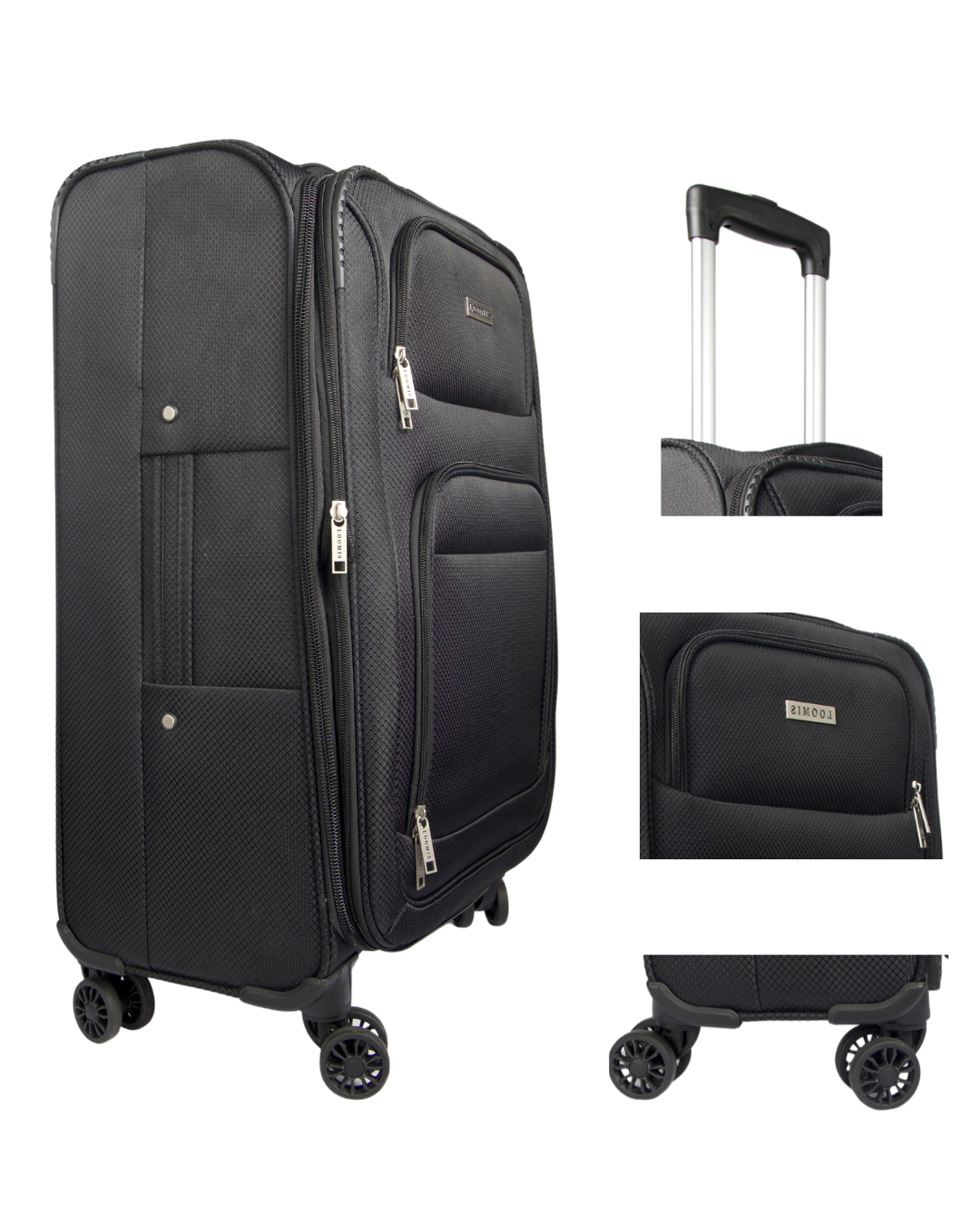 Expandable Black Sky Hybrid Carry-On Spinner - 21 inch