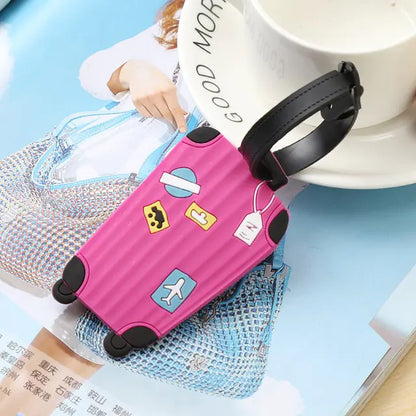 Fashion Silicone Luggage Tags Set